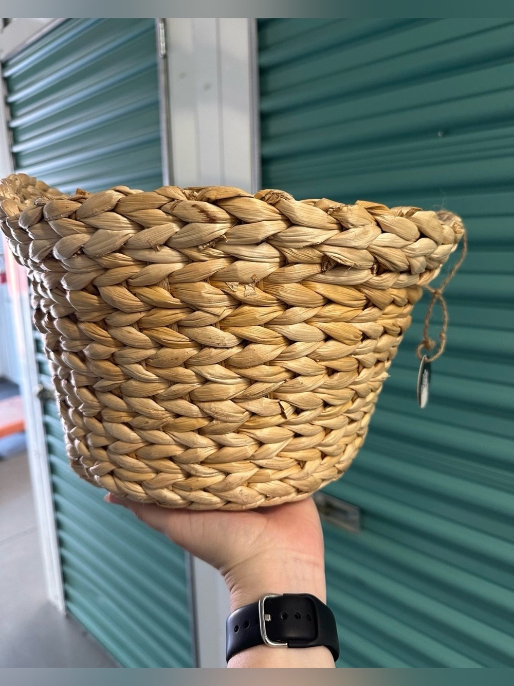 IKEA Natural Woven Seagrass Basket